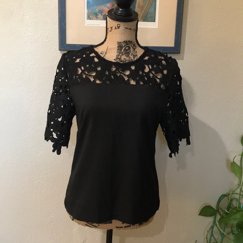 Black Lacey Top